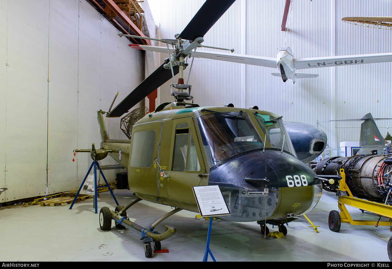 Aircraft Photo of 688 | Bell UH-1B Iroquois | Norway - Air Force | AirHistory.net #96717