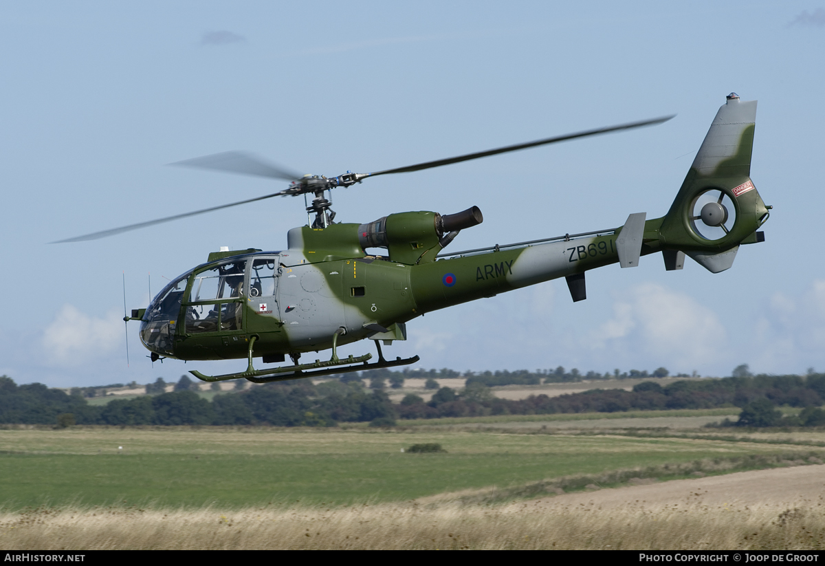 Aircraft Photo of ZB691 | Aerospatiale SA-341B Gazelle AH1 | UK - Army | AirHistory.net #96723