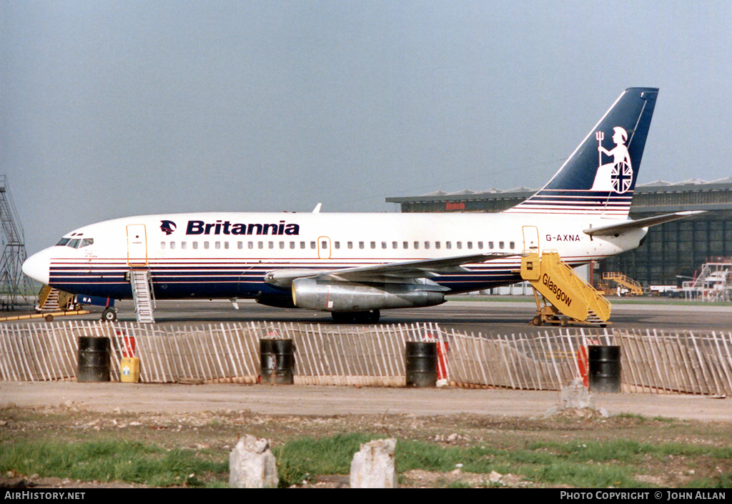 Aircraft Photo of G-AXNA | Boeing 737-204C | Britannia Airways | AirHistory.net #96728