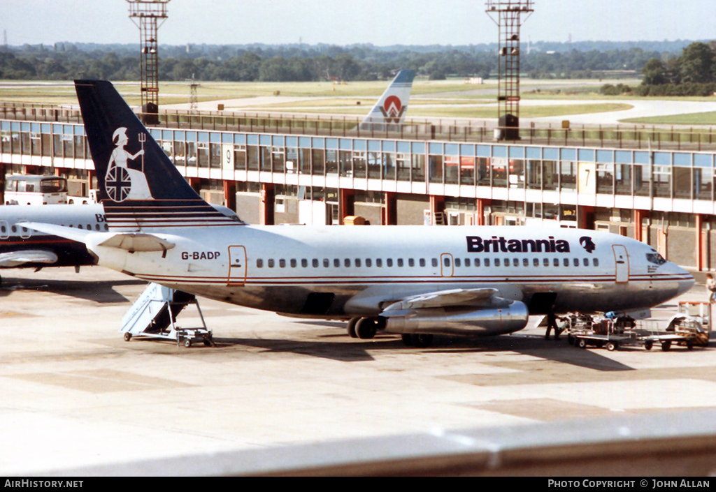 Aircraft Photo of G-BADP | Boeing 737-204/Adv | Britannia Airways | AirHistory.net #96731