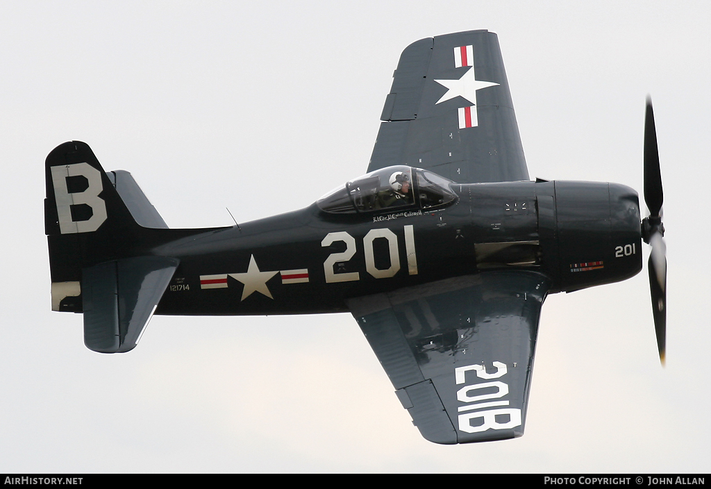 Aircraft Photo of G-RUMM / 121714 | Grumman F8F-2P Bearcat | USA - Navy | AirHistory.net #96744