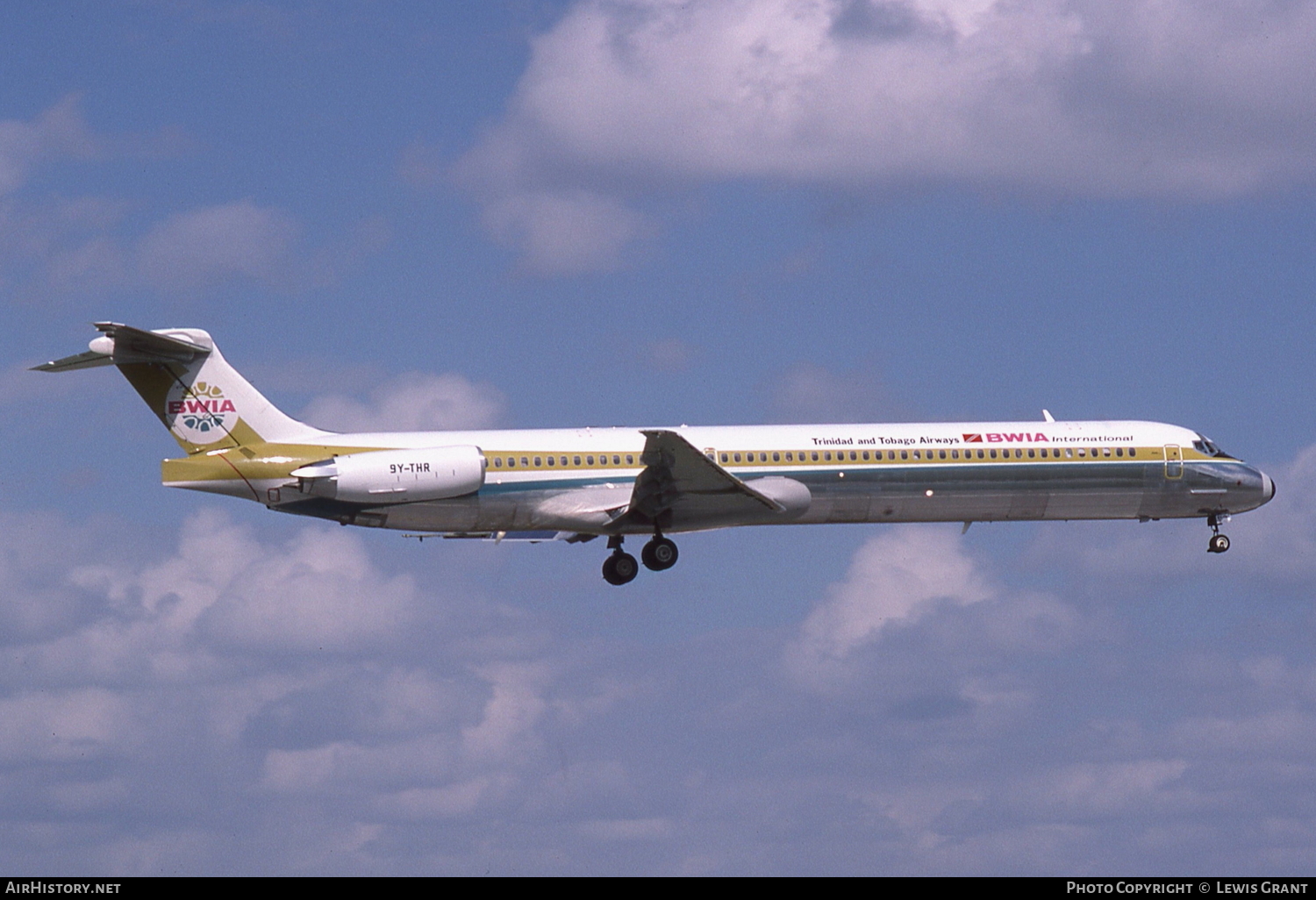 Aircraft Photo of 9Y-THR | McDonnell Douglas MD-83 (DC-9-83) | BWIA International - Trinidad and Tobago Airways | AirHistory.net #96752