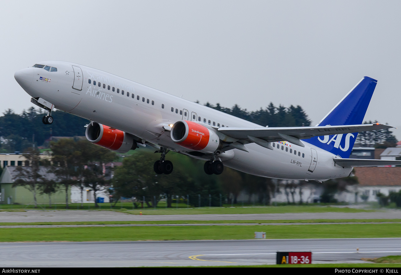 Aircraft Photo of LN-RPL | Boeing 737-883 | Scandinavian Airlines - SAS | AirHistory.net #96772