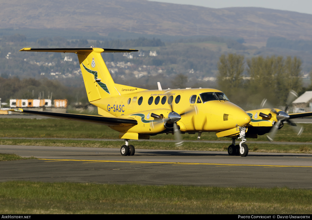 Aircraft Photo of G-SASC | Raytheon B200C King Air | Scottish Ambulance Service | AirHistory.net #96774