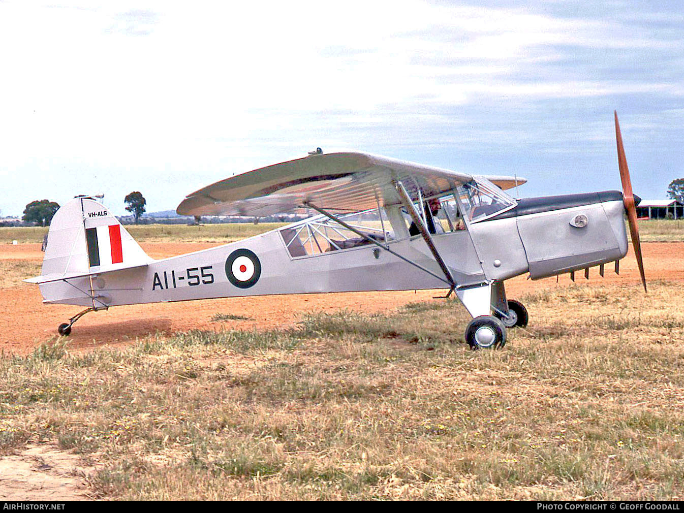 Aircraft Photo of VH-ALS / A11-55 | Taylorcraft E Auster Mk3 | Australia - Air Force | AirHistory.net #96782