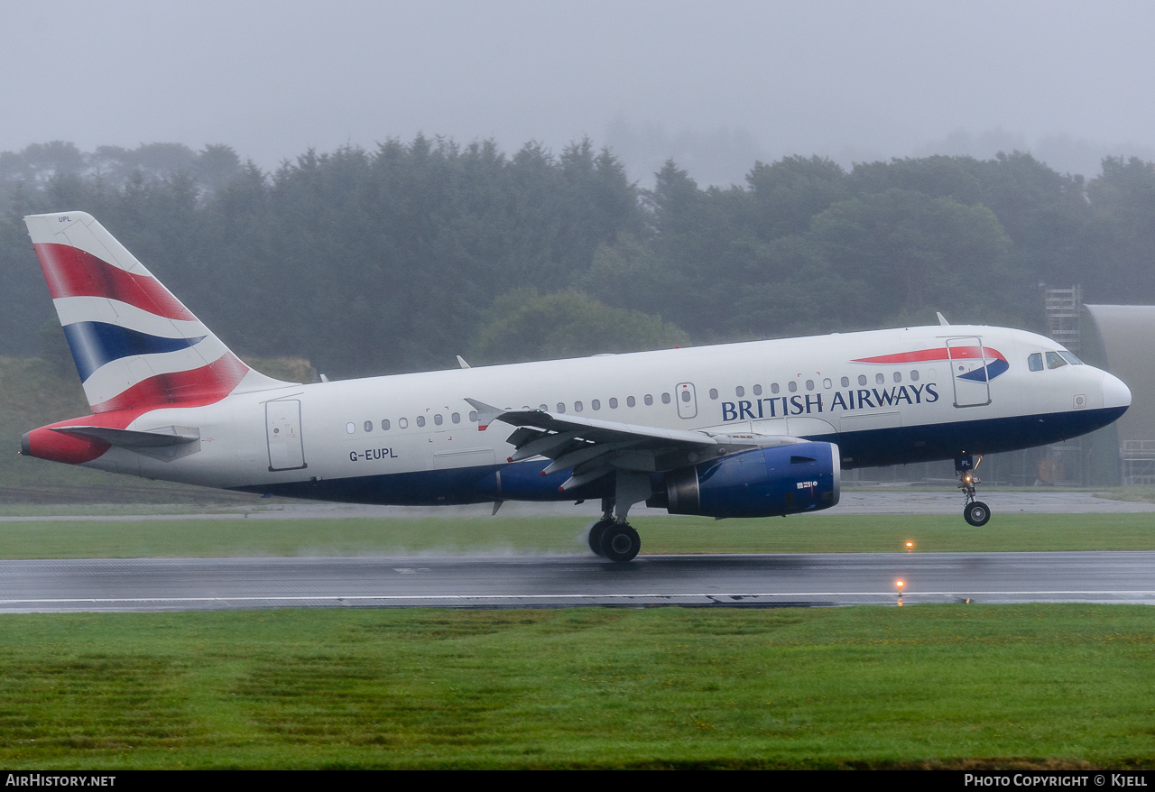 Aircraft Photo of G-EUPL | Airbus A319-131 | British Airways | AirHistory.net #96816