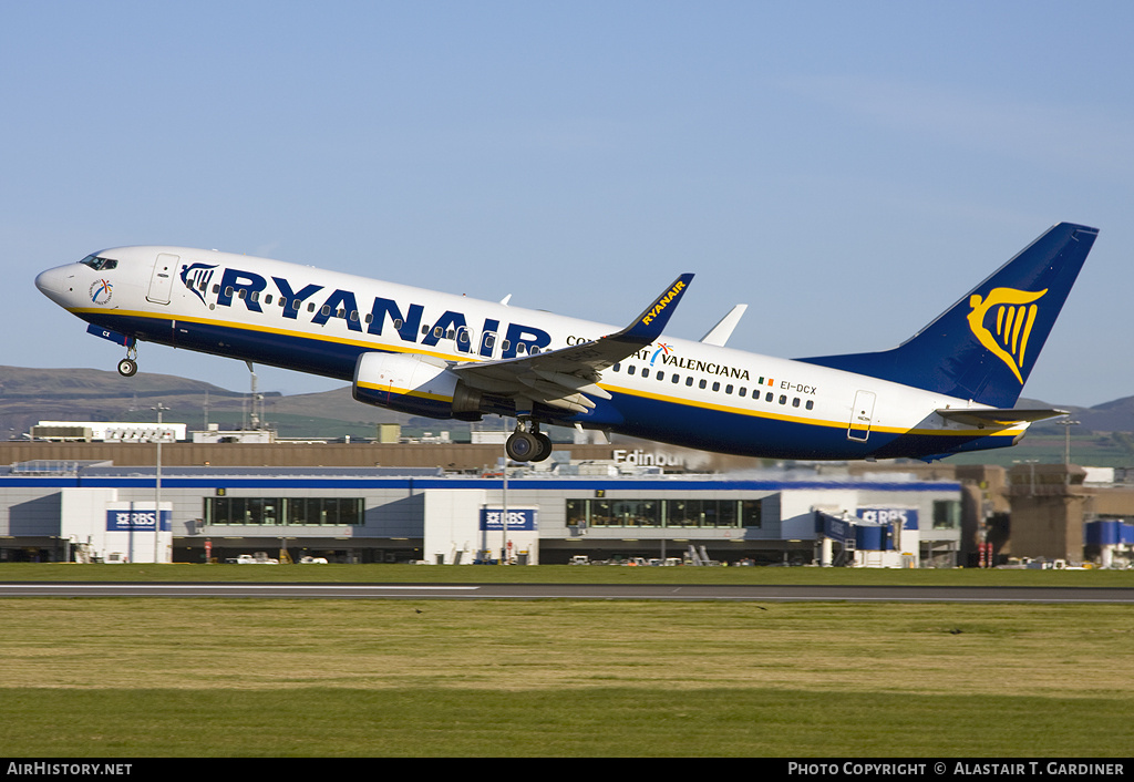 Aircraft Photo of EI-DCX | Boeing 737-8AS | Ryanair | AirHistory.net #96829