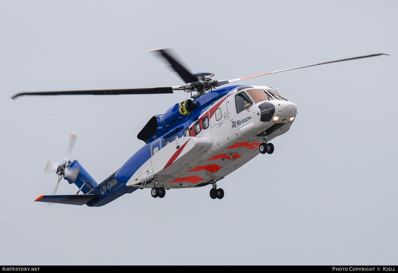 Aircraft Photo of LN-ONW | Sikorsky S-92A | Bristow Helicopters | AirHistory.net #96842