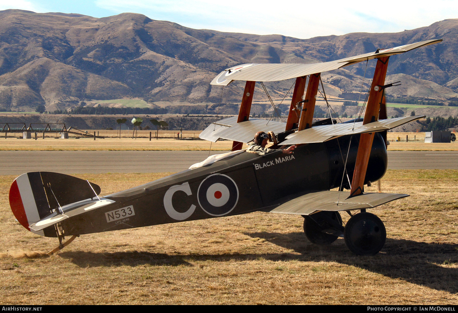 Aircraft Photo of ZK-SOP / N533 | Sopwith Triplane (replica) | UK - Air Force | AirHistory.net #96846