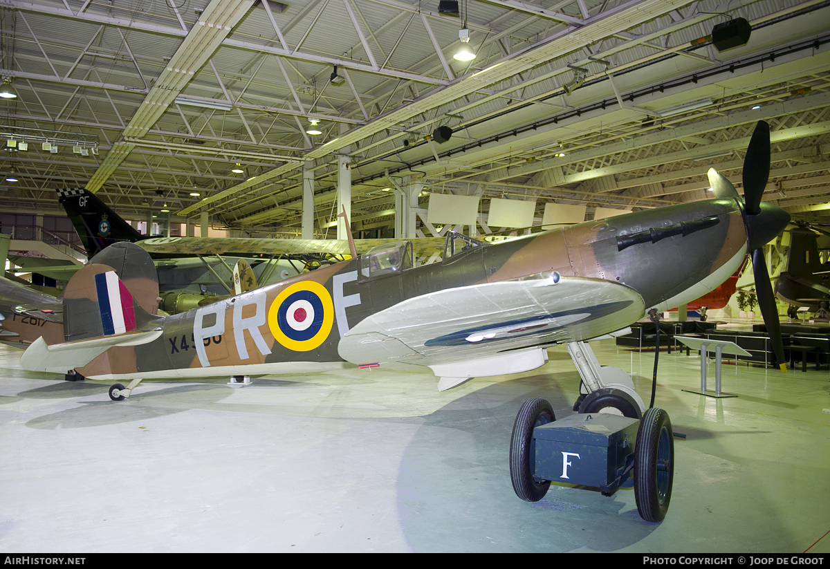 Aircraft Photo of X4590 | Supermarine 300 Spitfire Mk1A | UK - Air Force | AirHistory.net #96860