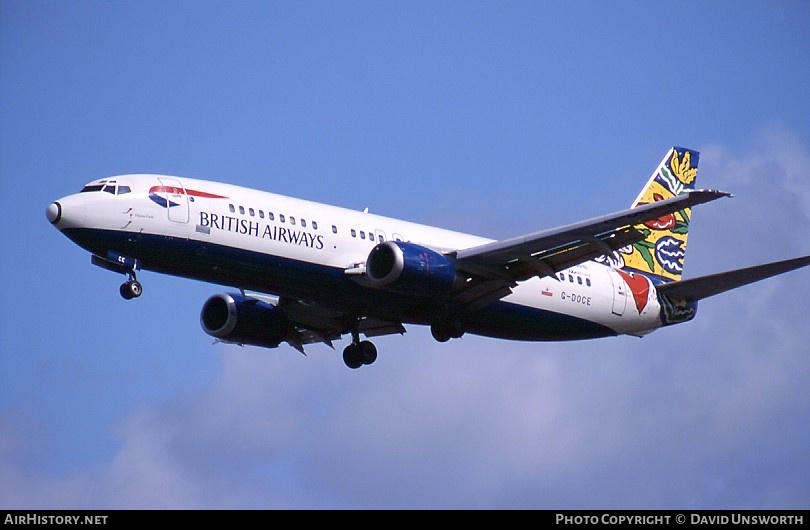 Aircraft Photo of G-DOCE | Boeing 737-436 | British Airways | AirHistory.net #96870
