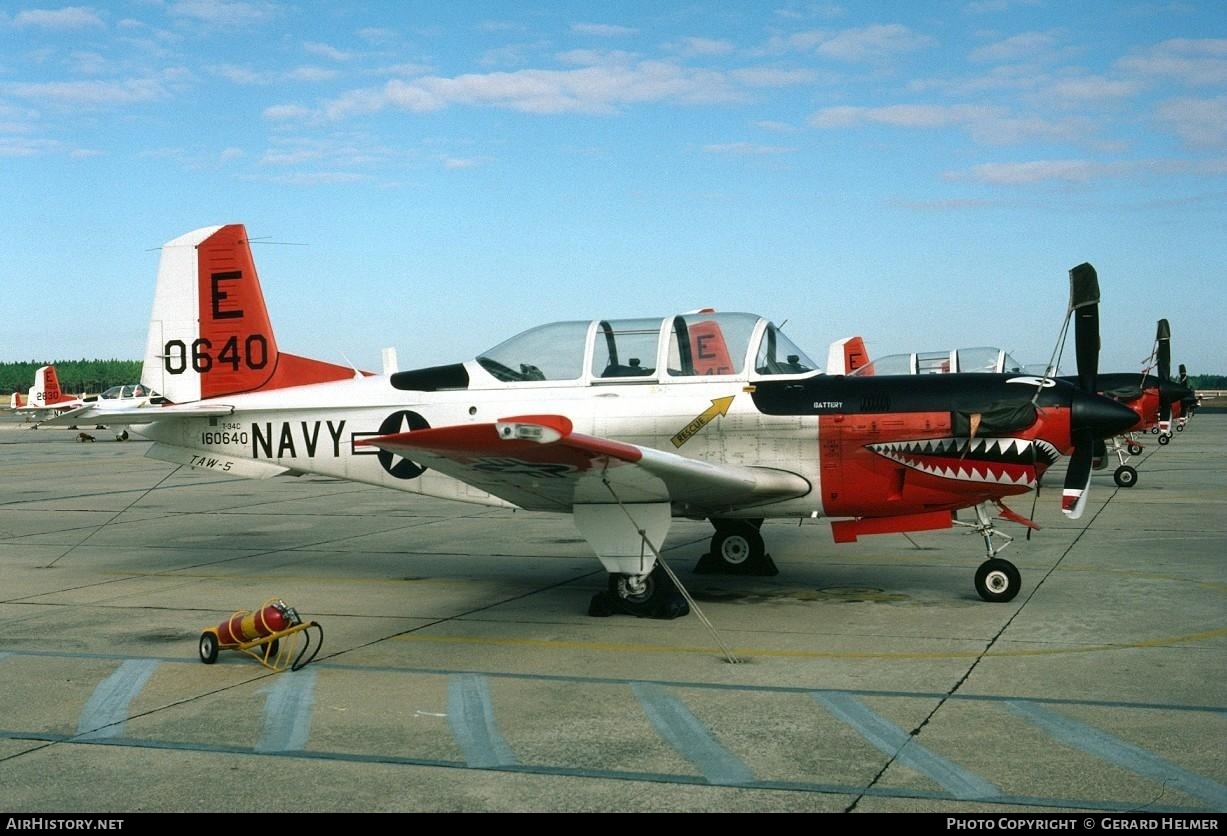Aircraft Photo of 160640 | Beech T-34C Turbo Mentor | USA - Navy | AirHistory.net #96888