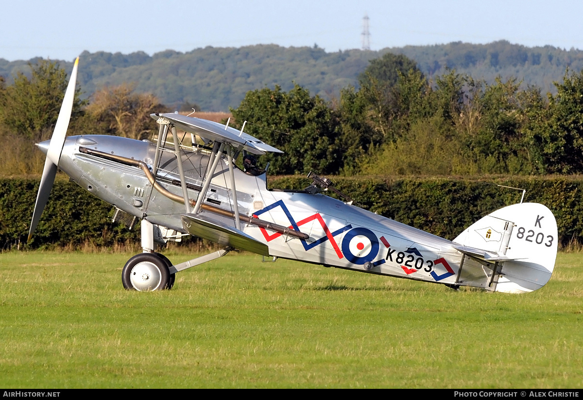 Aircraft Photo of G-BTVE / K8203 | Hawker Demon I | UK - Air Force | AirHistory.net #96897