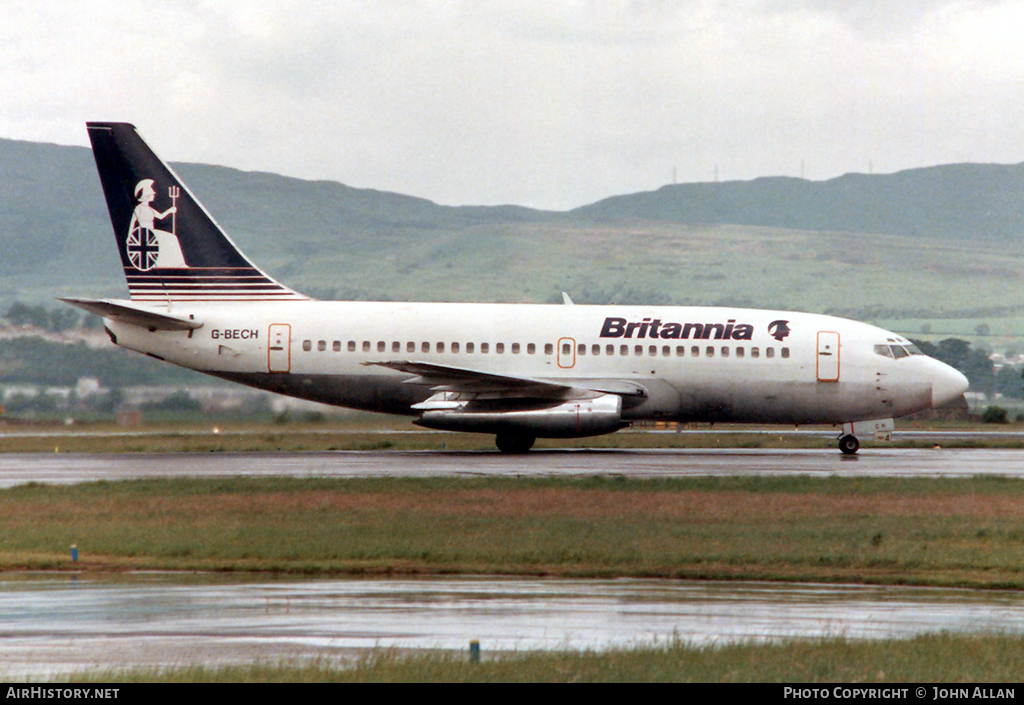 Aircraft Photo of G-BECH | Boeing 737-204/Adv | Britannia Airways | AirHistory.net #96911