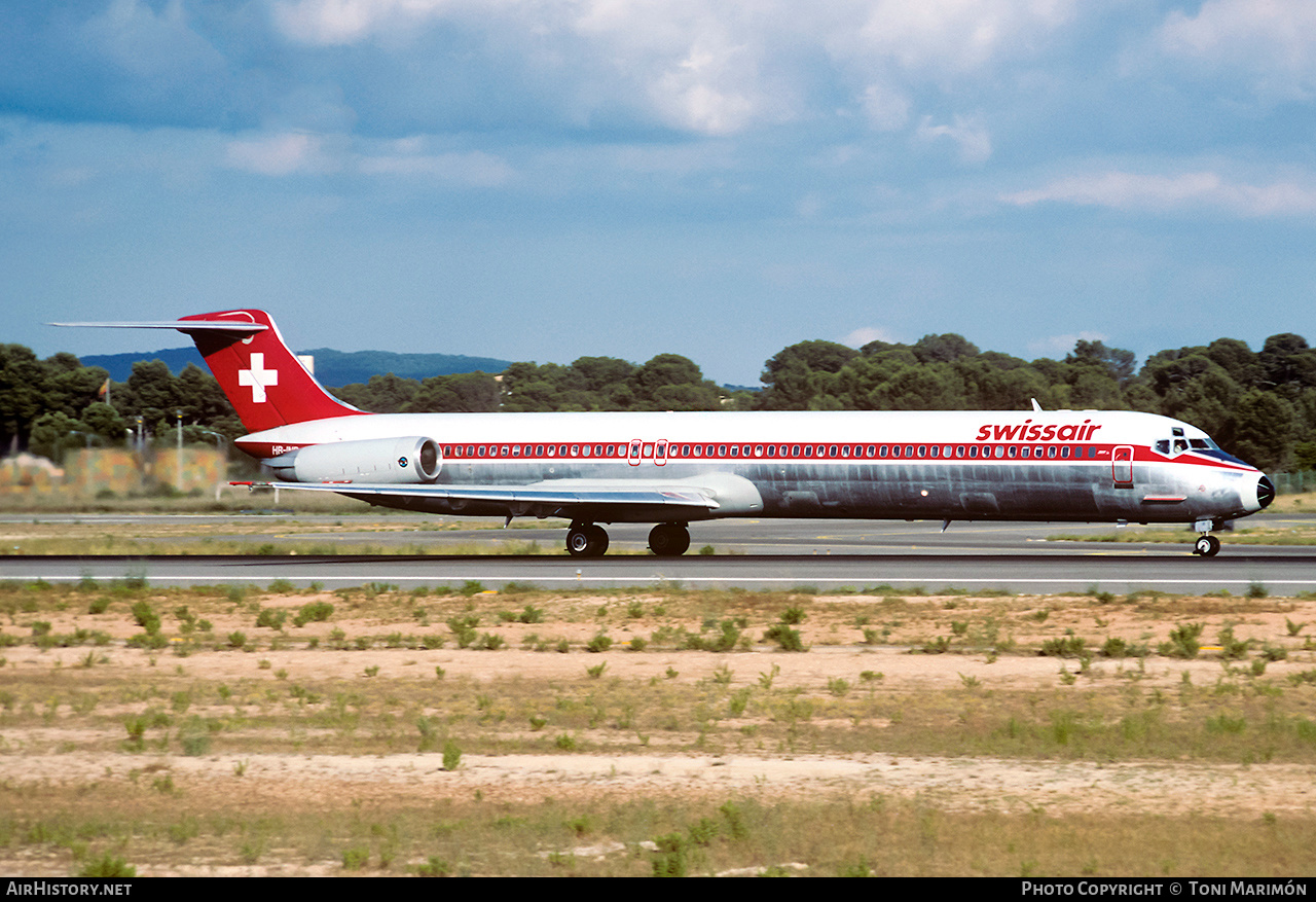 Aircraft Photo of HB-INR | McDonnell Douglas MD-82 (DC-9-82) | Swissair | AirHistory.net #96925