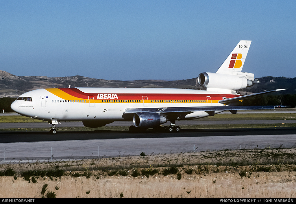 Aircraft Photo of EC-GNG | McDonnell Douglas DC-10-30 | Iberia | AirHistory.net #96931