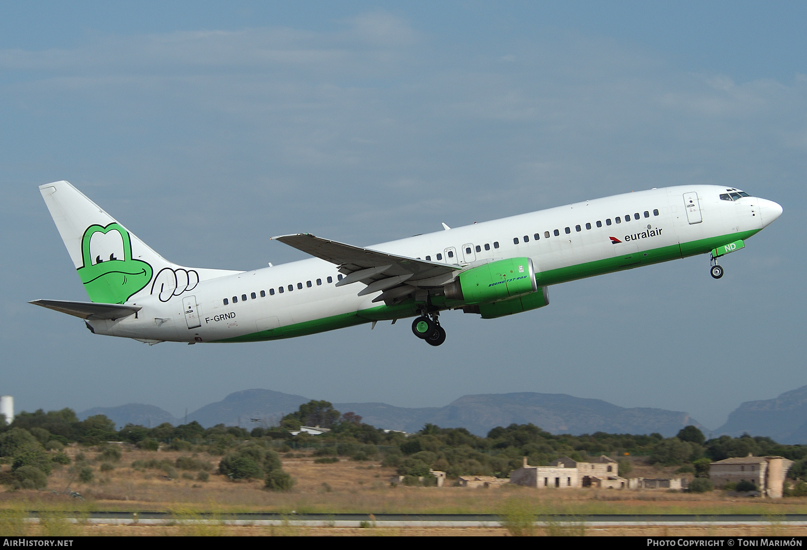 Aircraft Photo of F-GRND | Boeing 737-85F | Euralair | AirHistory.net #96932