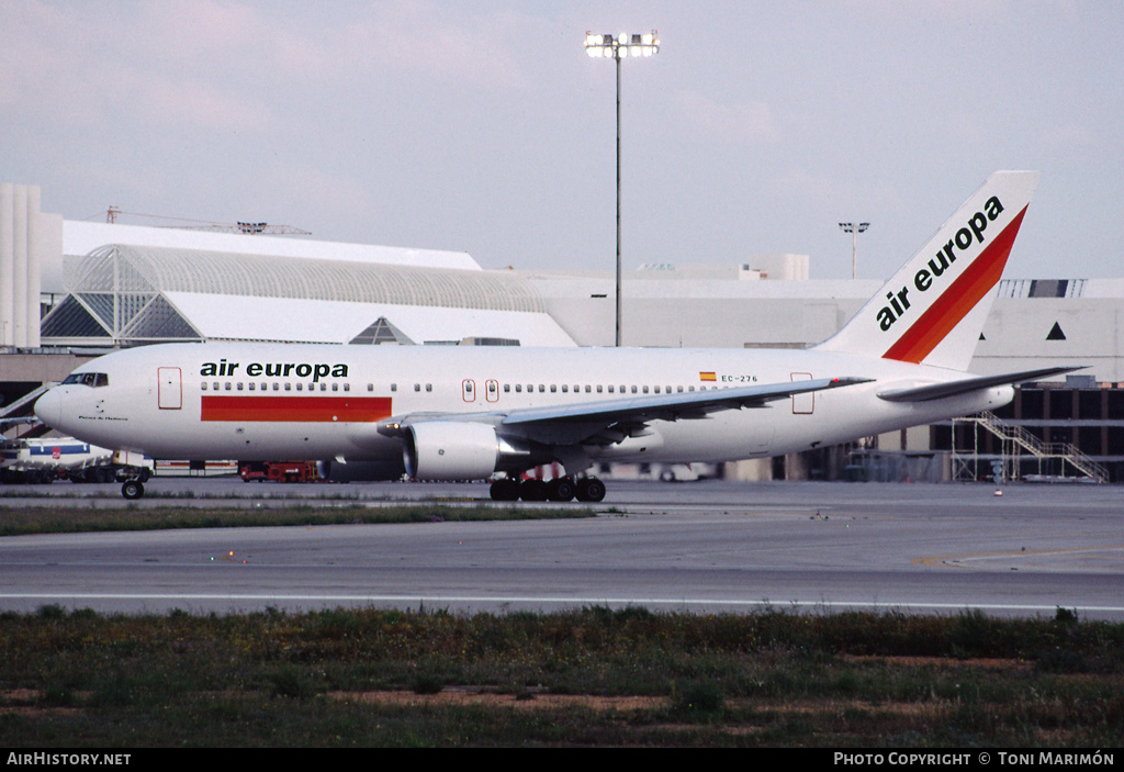Aircraft Photo of EC-276 | Boeing 767-204(ER) | Air Europa | AirHistory.net #96934