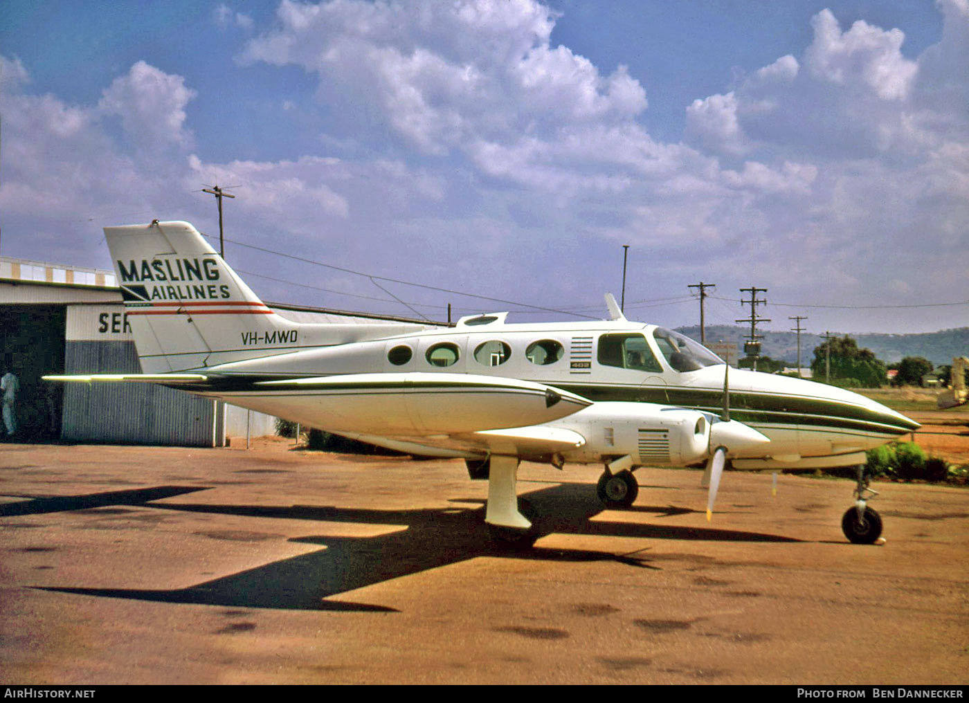 Aircraft Photo of VH-MWD | Cessna 402 | Masling Airlines | AirHistory.net #96970