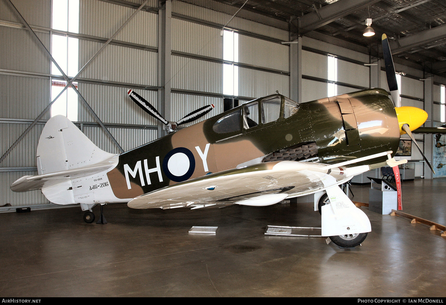 Aircraft Photo of VH-BOM / A46-206 | Commonwealth CA-19 Boomerang | Australia - Air Force | AirHistory.net #96972