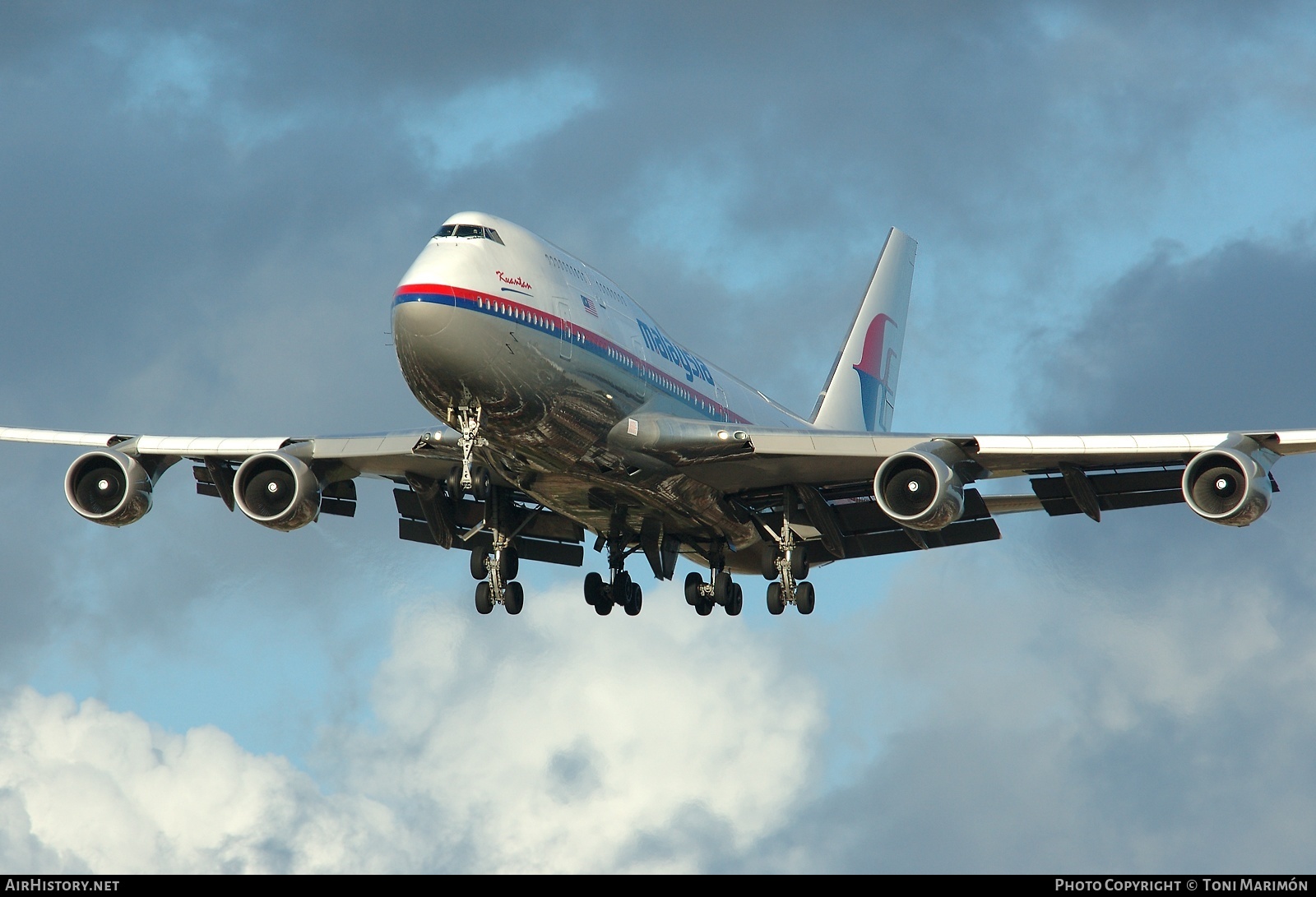 Aircraft Photo of 9M-MPC | Boeing 747-4H6 | Malaysia Airlines | AirHistory.net #96979