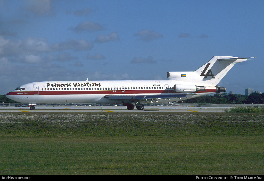 Aircraft Photo of N553NA | Boeing 727-2J7/Adv | Princess Vacations | AirHistory.net #96981