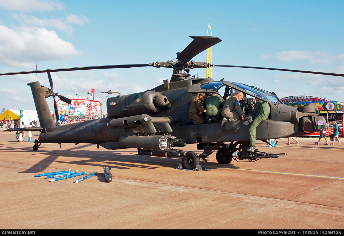 Aircraft Photo of Q-16 | Boeing AH-64D Apache Longbow | Netherlands - Air Force | AirHistory.net #96986