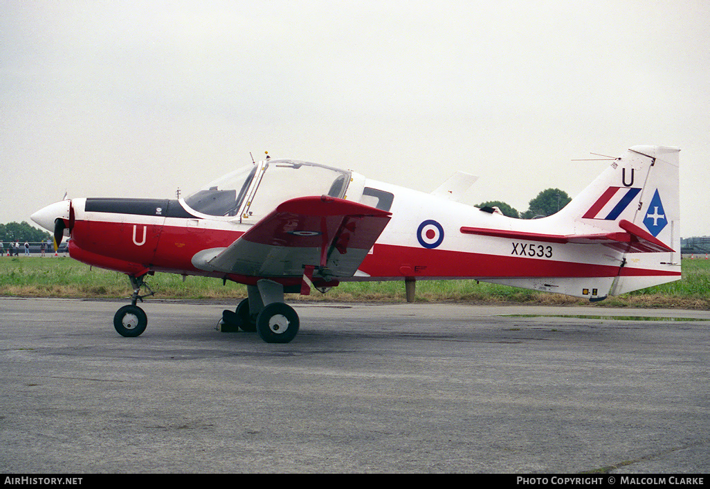 Aircraft Photo of XX533 | Scottish Aviation Bulldog T1 | UK - Air Force | AirHistory.net #96993