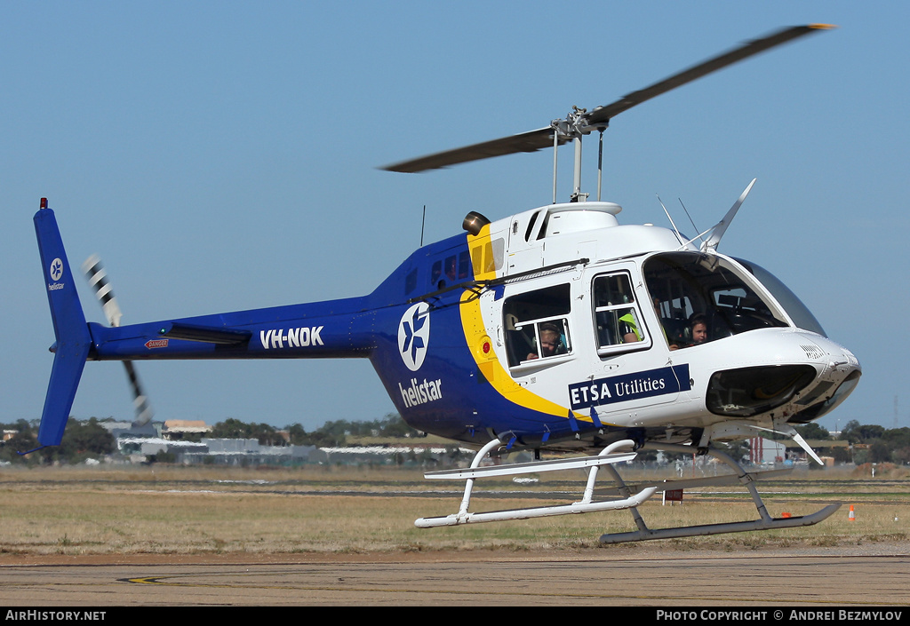 Aircraft Photo of VH-NDK | Bell 206B JetRanger II | Helistar Aviation | AirHistory.net #96996