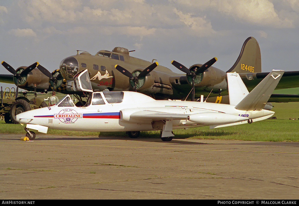 Aircraft Photo of F-GKYD | Fouga CM-170R Magister | Patrouille Cristaline | AirHistory.net #97053