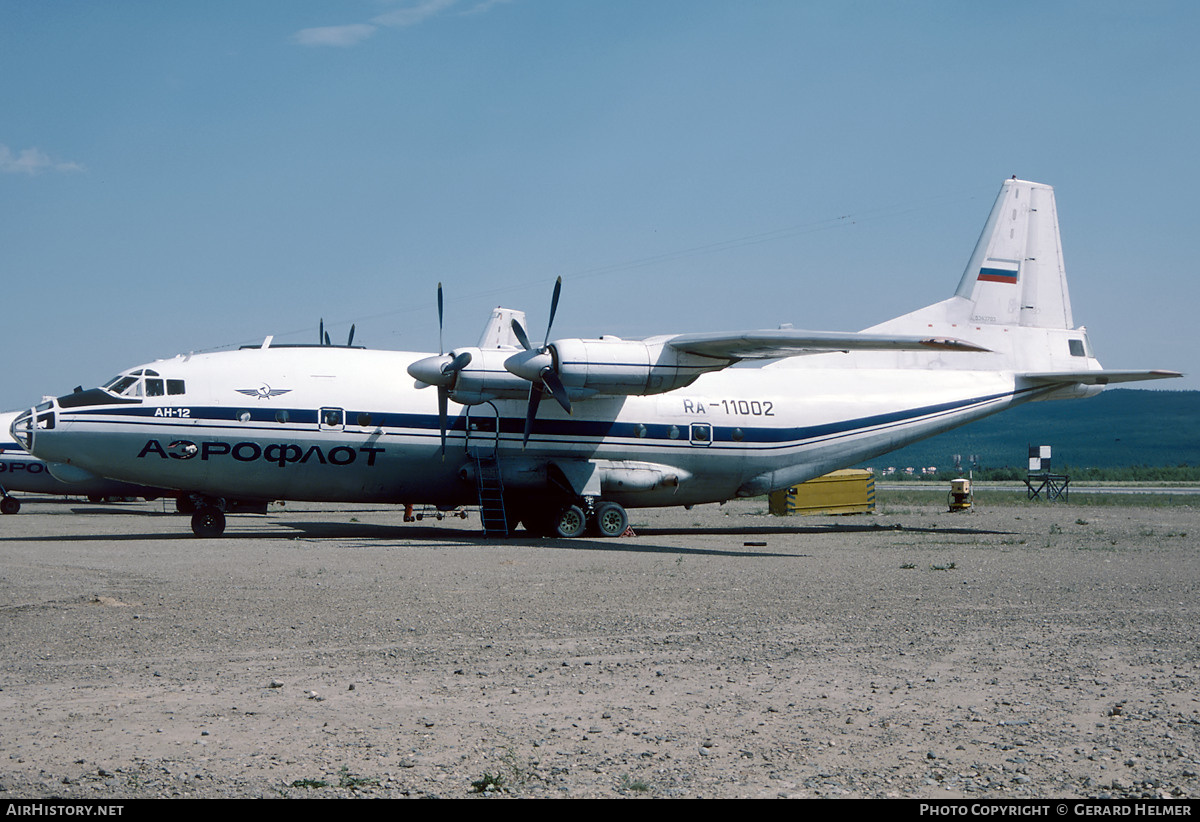 Aircraft Photo of RA-11002 | Antonov An-12B | Aeroflot | AirHistory.net #97055