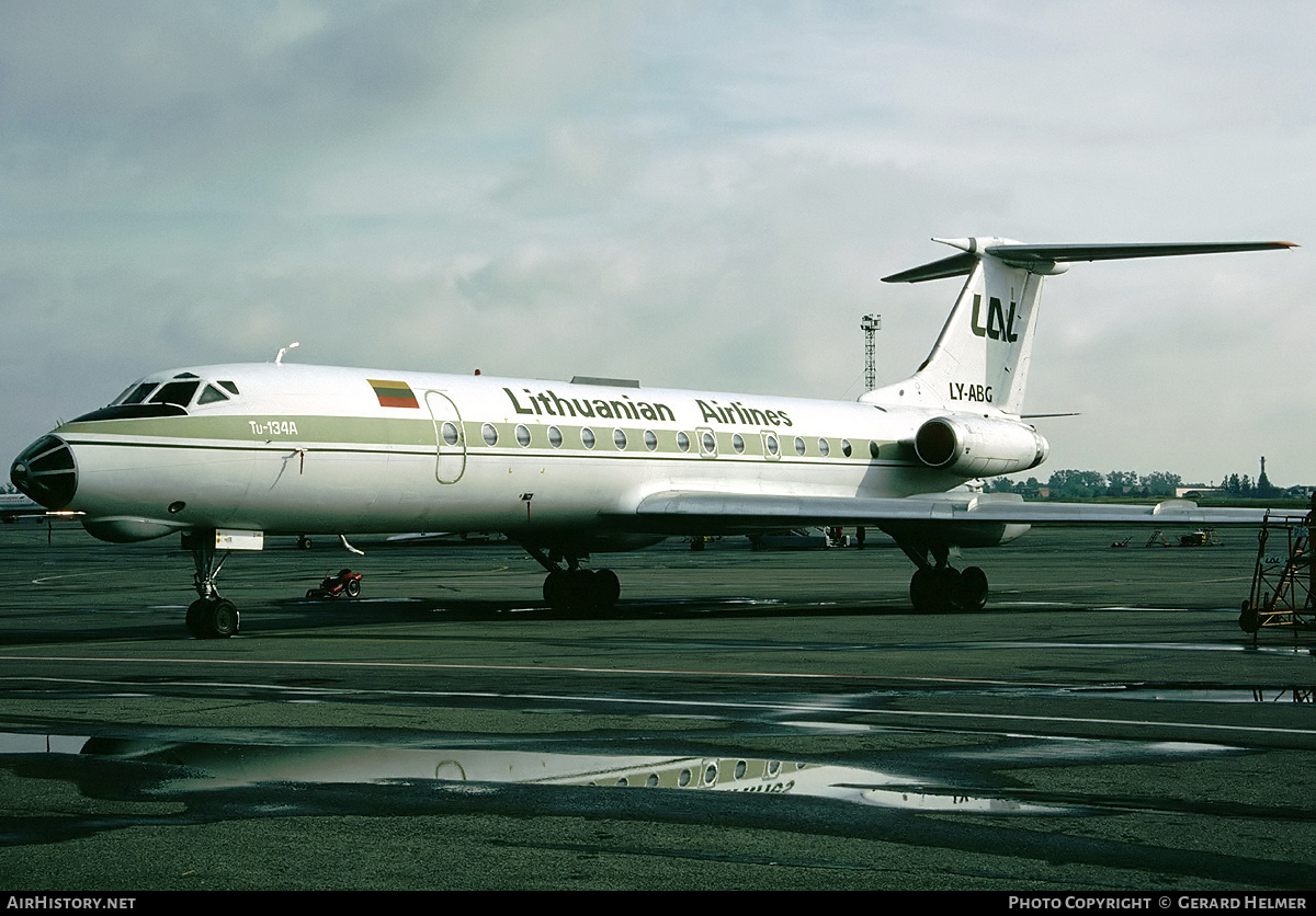 Aircraft Photo of LY-ABG | Tupolev Tu-134A-3 | Lithuanian Airlines | AirHistory.net #97065