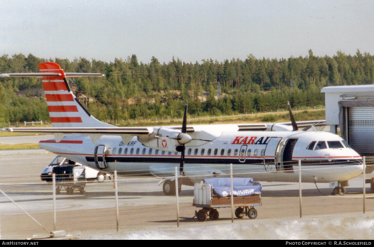 Aircraft Photo of OH-KRF | ATR ATR-72-201 | Karair | AirHistory.net #97071