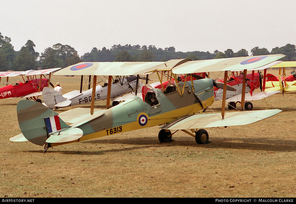 Aircraft Photo of G-AHVU / T6313 | De Havilland D.H. 82A Tiger Moth II | UK - Air Force | AirHistory.net #97089