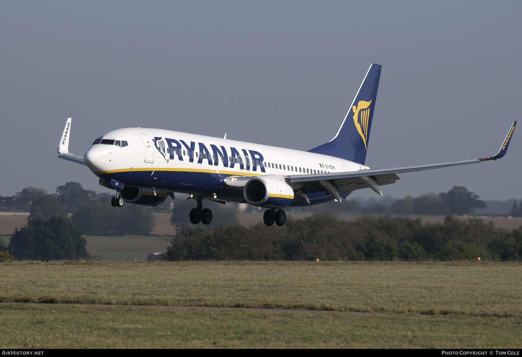 Aircraft Photo of EI-EKH | Boeing 737-8AS | Ryanair | AirHistory.net #97117