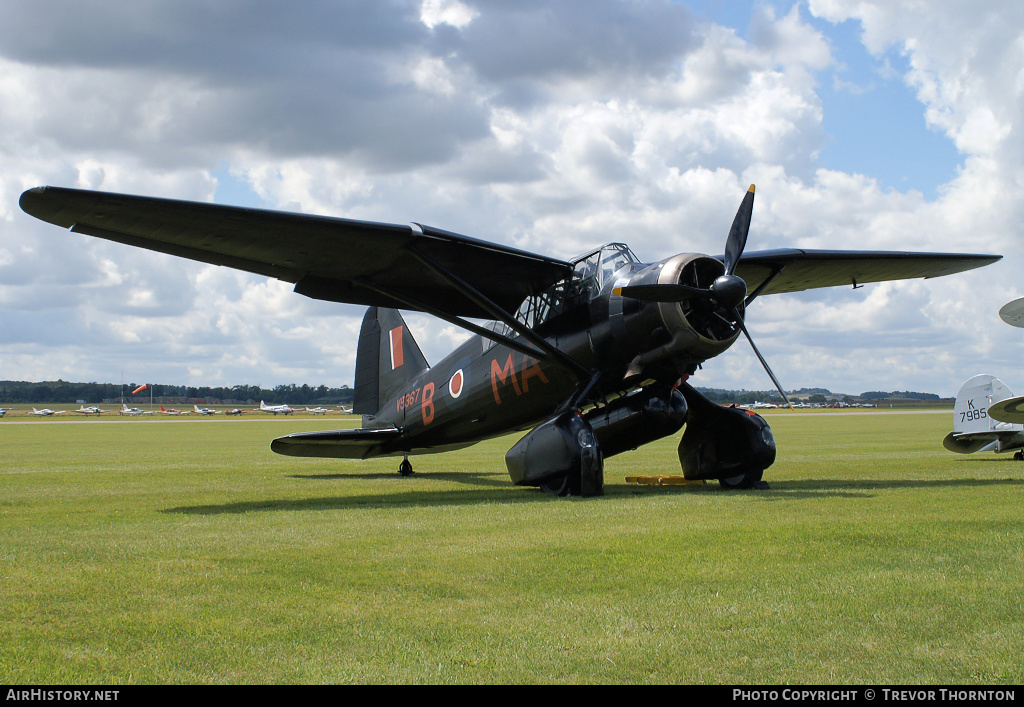 Aircraft Photo of G-AZWT / V9367 | Westland Lysander Mk3A | UK - Air Force | AirHistory.net #97151