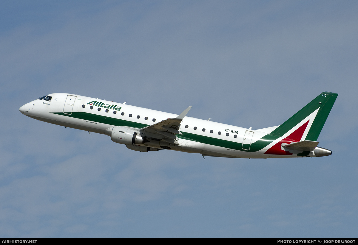Aircraft Photo of EI-RDG | Embraer 175STD (ERJ-170-200STD) | Alitalia CityLiner | AirHistory.net #97168