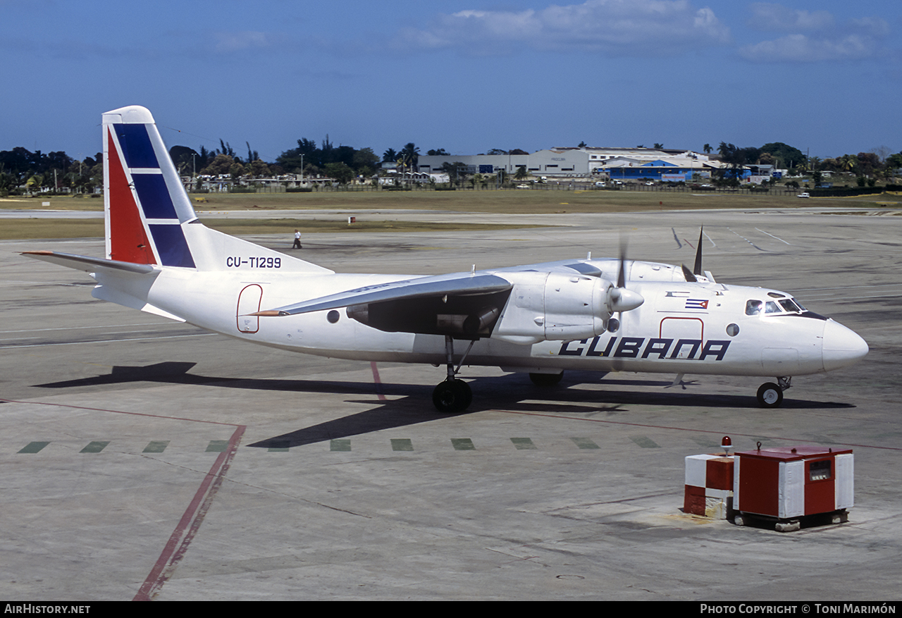 Aircraft Photo of CU-T1299 | Antonov An-24RV | Cubana | AirHistory.net #97171