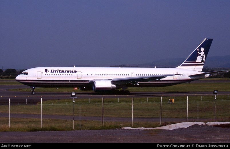 Aircraft Photo of G-OBYC | Boeing 767-304/ER | Britannia Airways | AirHistory.net #97187