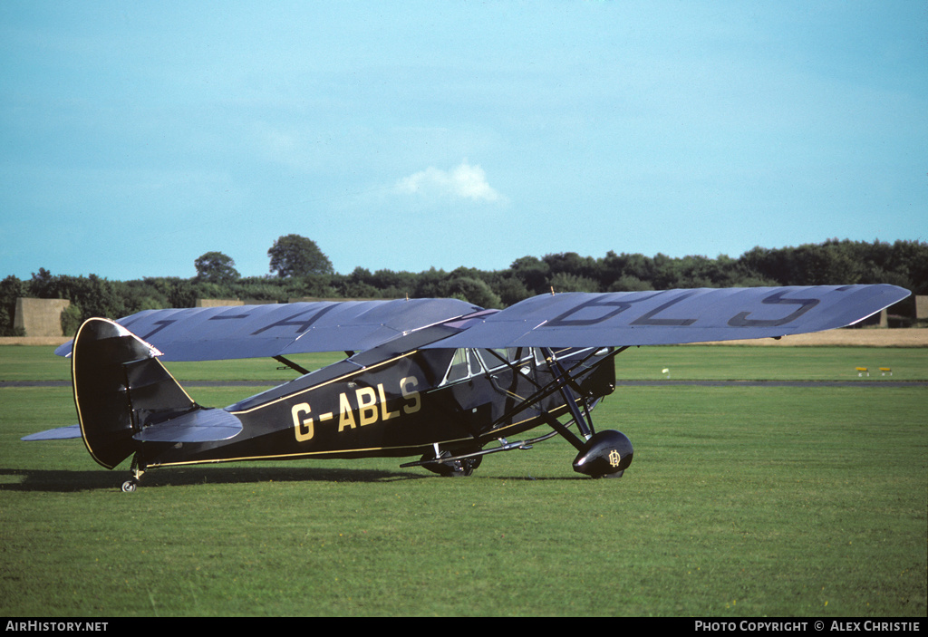 Aircraft Photo of G-ABLS | De Havilland D.H. 80A Puss Moth | AirHistory.net #97226