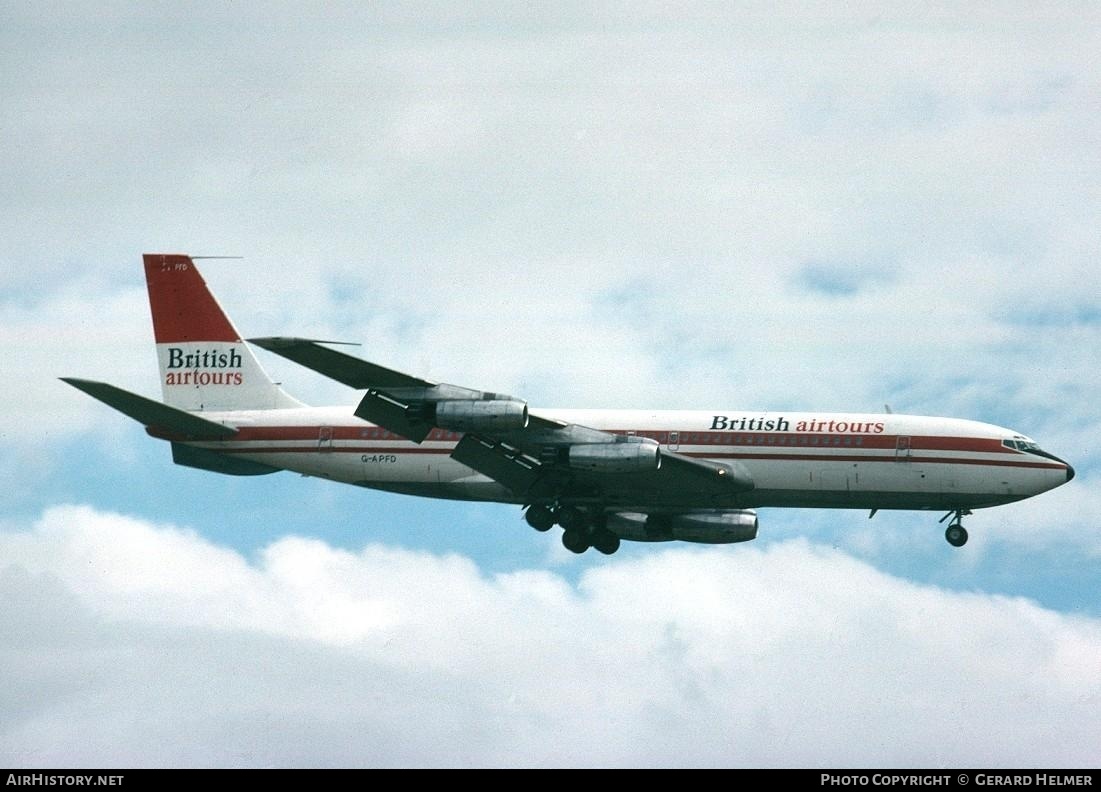 Aircraft Photo of G-APFD | Boeing 707-436 | British Airtours | AirHistory.net #97227