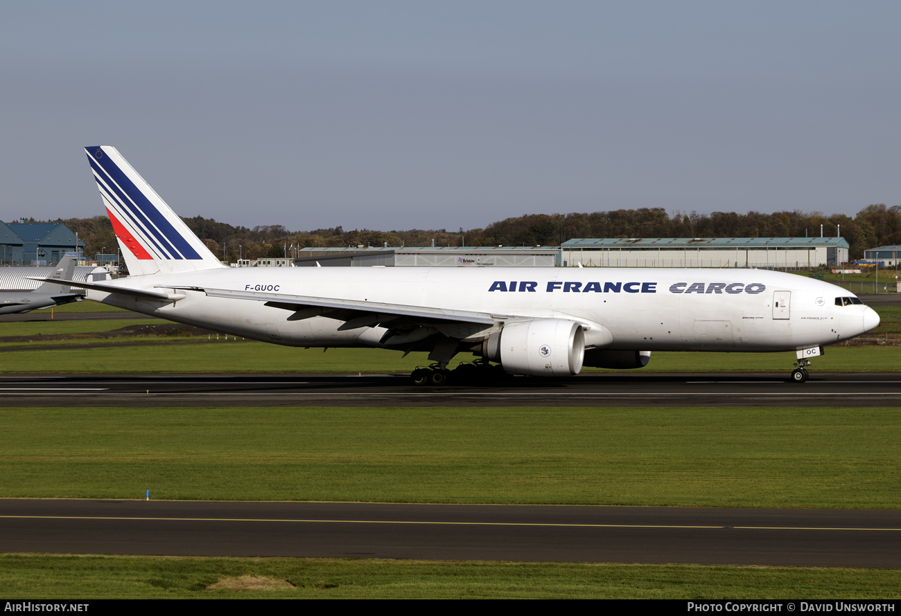 Aircraft Photo of F-GUOC | Boeing 777-F28 | Air France Cargo | AirHistory.net #97261