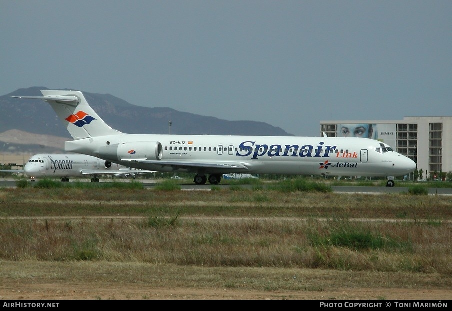 Aircraft Photo of EC-HUZ | Boeing 717-23S | Spanair Link | AirHistory.net #97275