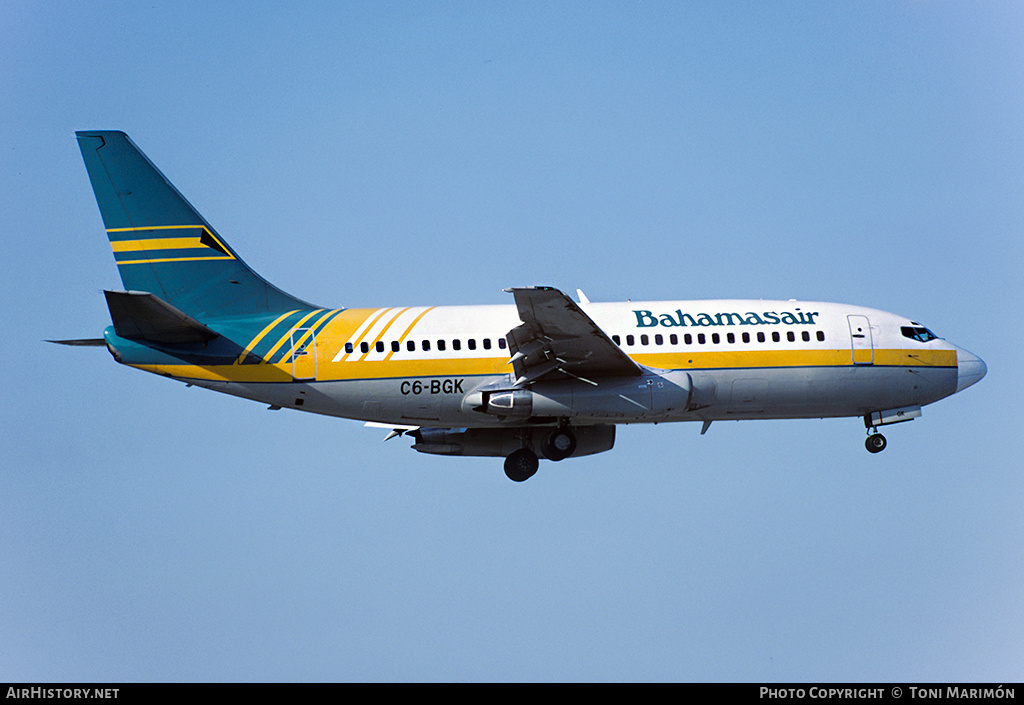 Aircraft Photo of C6-BGK | Boeing 737-275/Adv | Bahamasair | AirHistory.net #97285