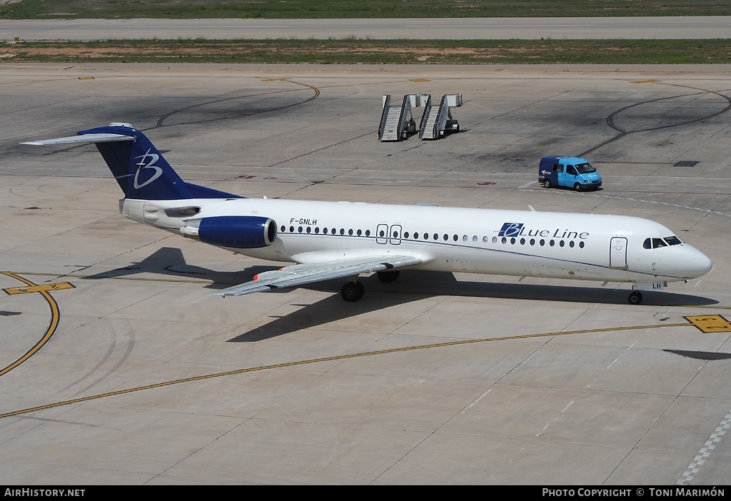 Aircraft Photo of F-GNLH | Fokker 100 (F28-0100) | Blue Line | AirHistory.net #97287