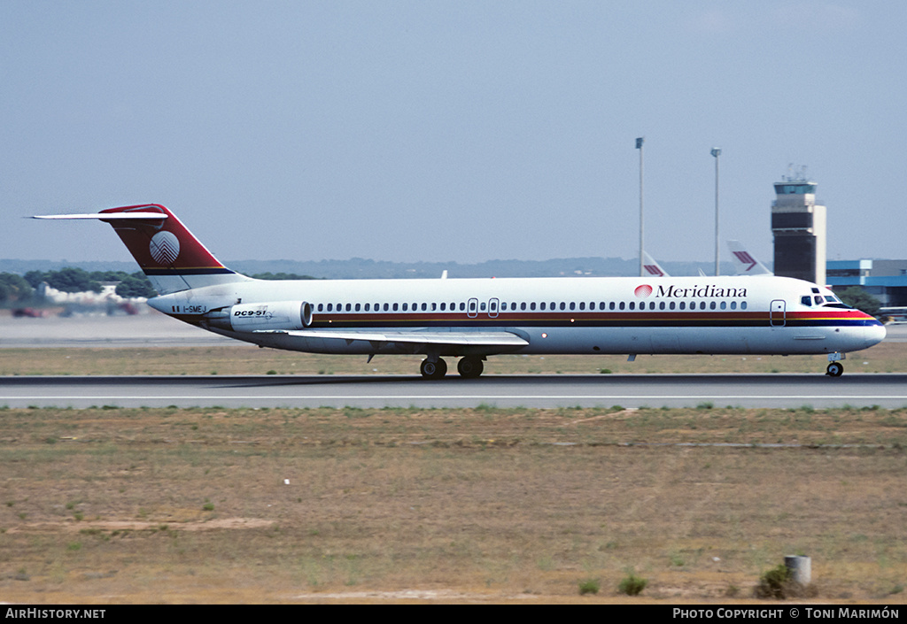 Aircraft Photo of I-SMEJ | McDonnell Douglas DC-9-51 | Meridiana | AirHistory.net #97313