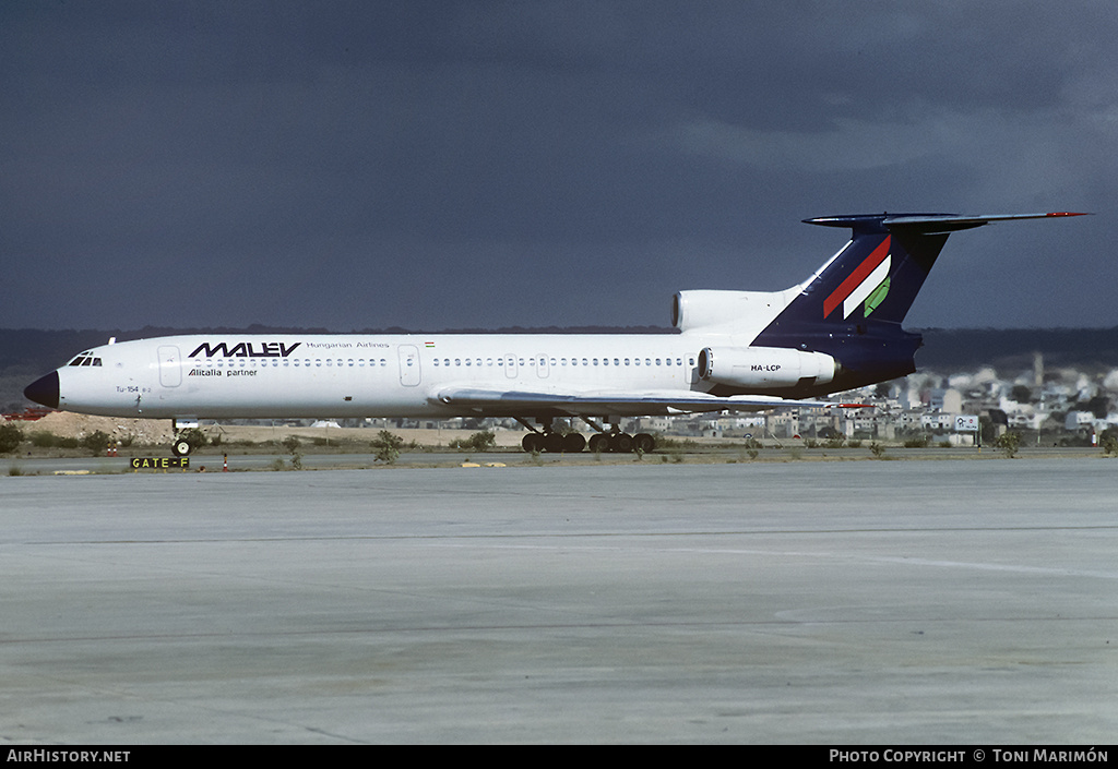 Aircraft Photo of HA-LCP | Tupolev Tu-154B-2 | Malév - Hungarian Airlines | AirHistory.net #97317