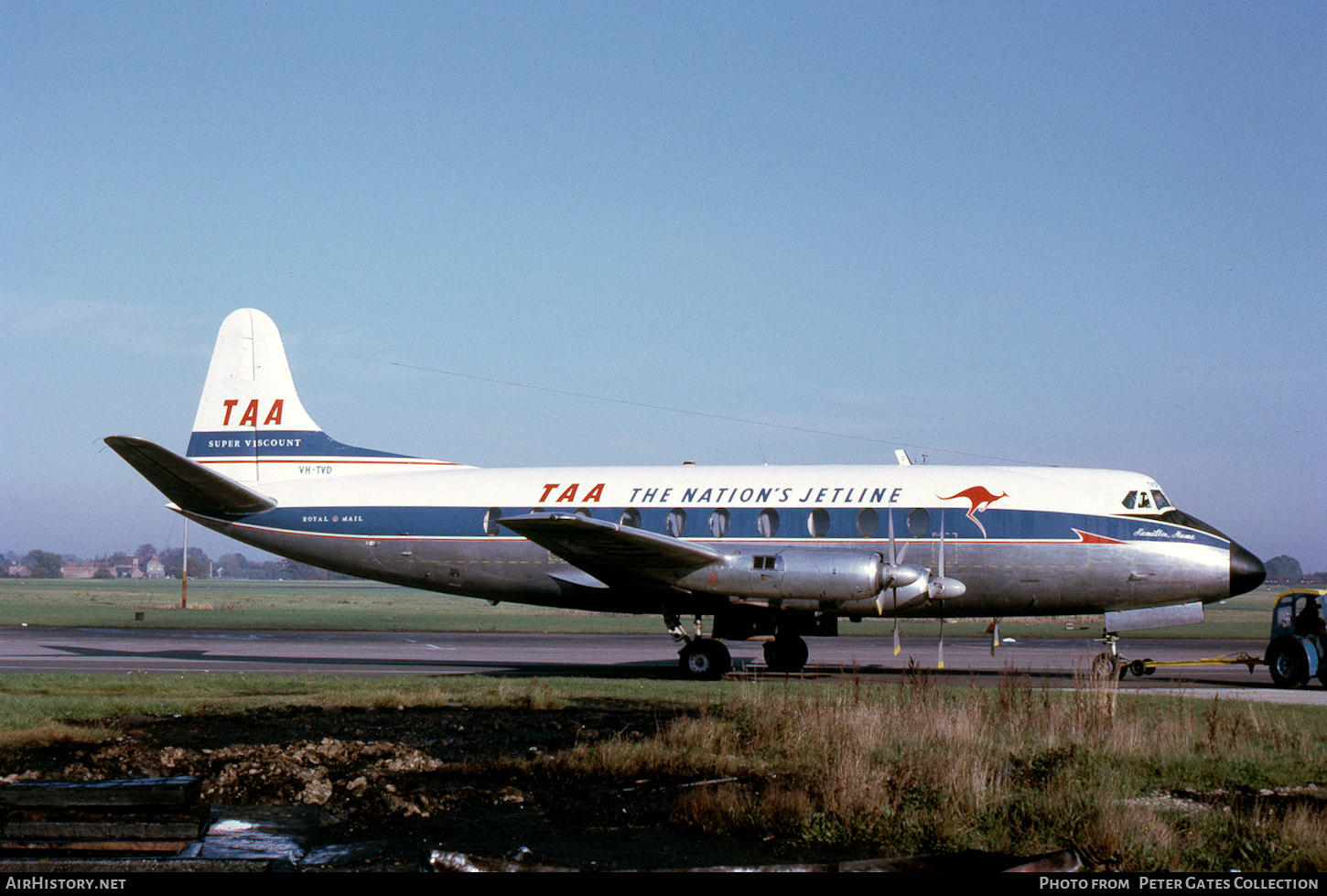 Aircraft Photo of VH-TVD | Vickers 720 Viscount | Trans-Australia Airlines - TAA | AirHistory.net #97337