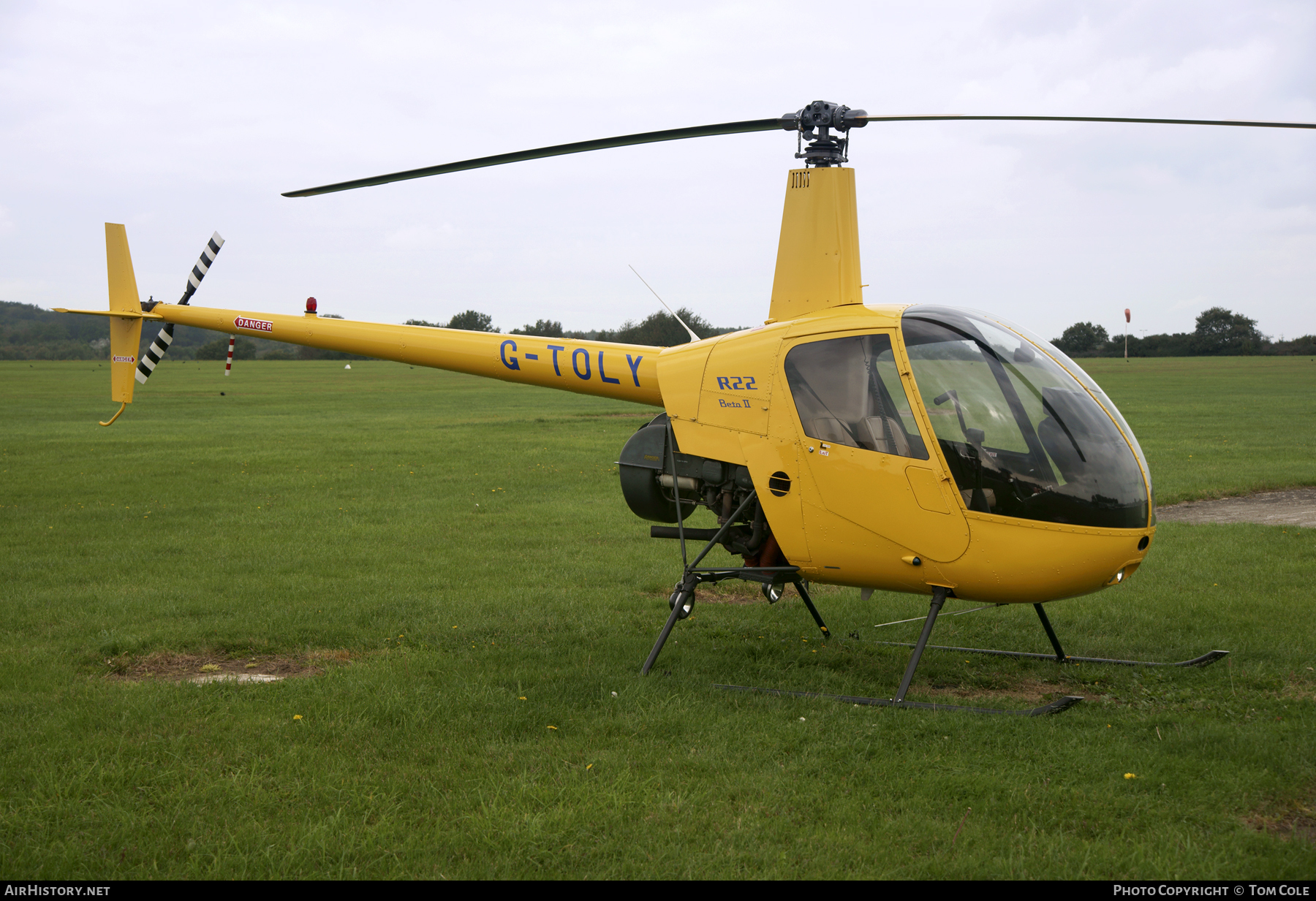 Aircraft Photo of G-TOLY | Robinson R-22 Beta | AirHistory.net #97347
