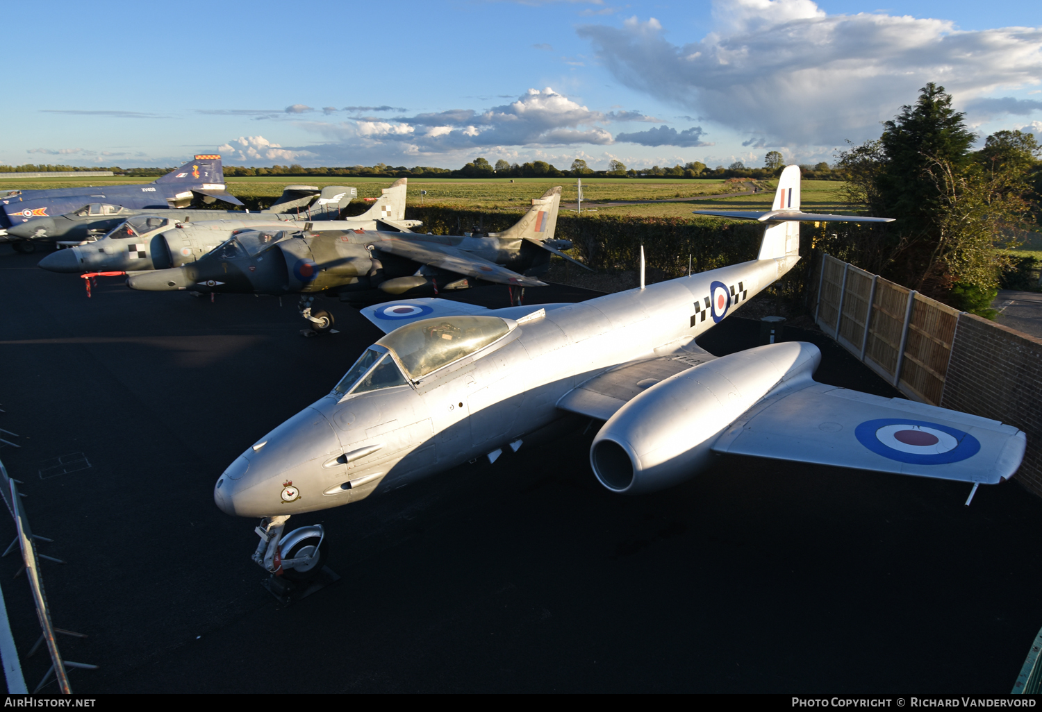 Aircraft Photo of WA829 | Gloster Meteor F8 | UK - Air Force | AirHistory.net #97376